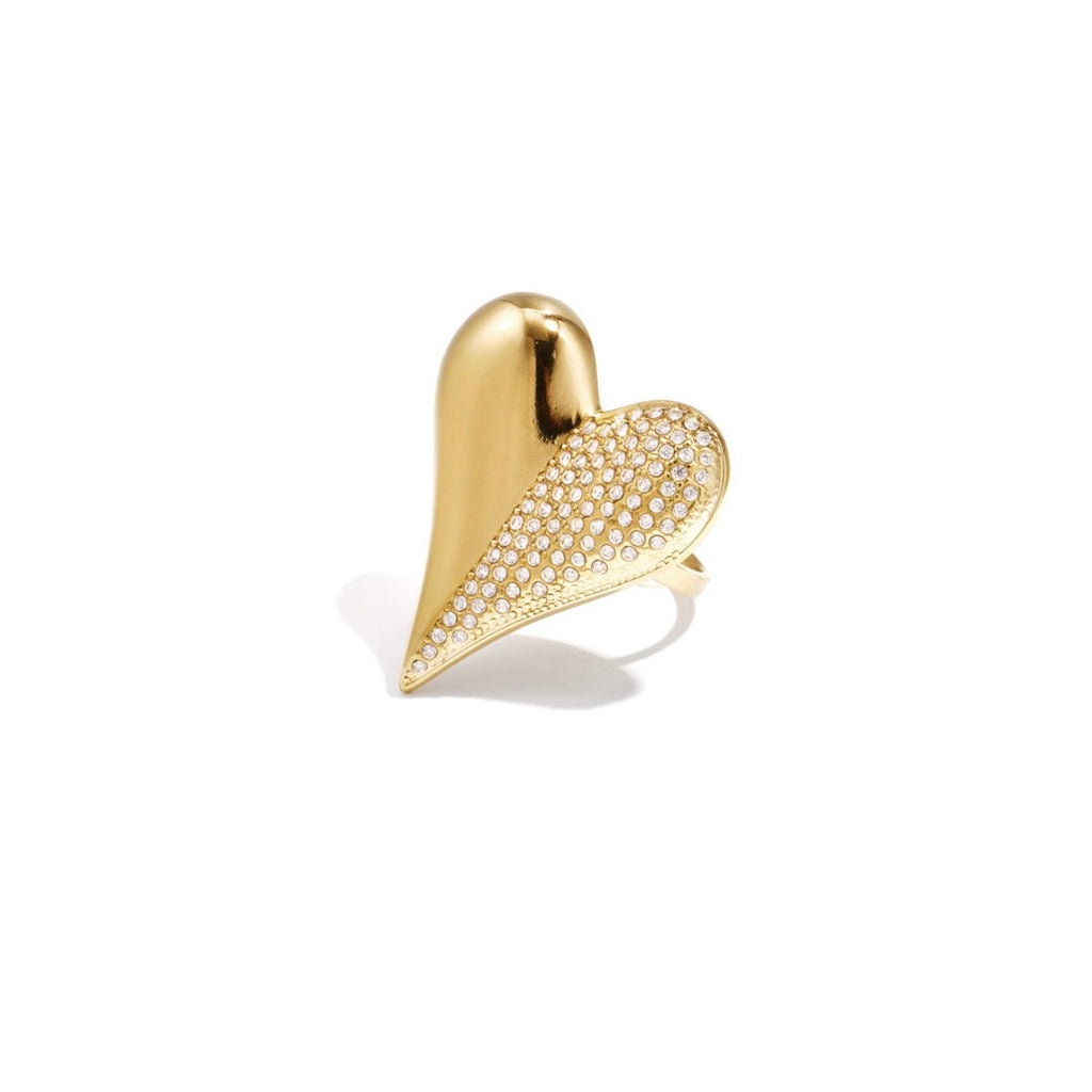 RING - BIG DIAMOND HEART